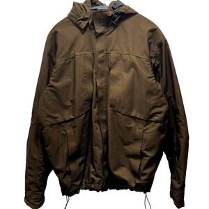 REI Coop Heavy Hooded Jacket Brown Size Large Mens